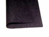 Felt Baize Fabric 3 x 9" Square - Black